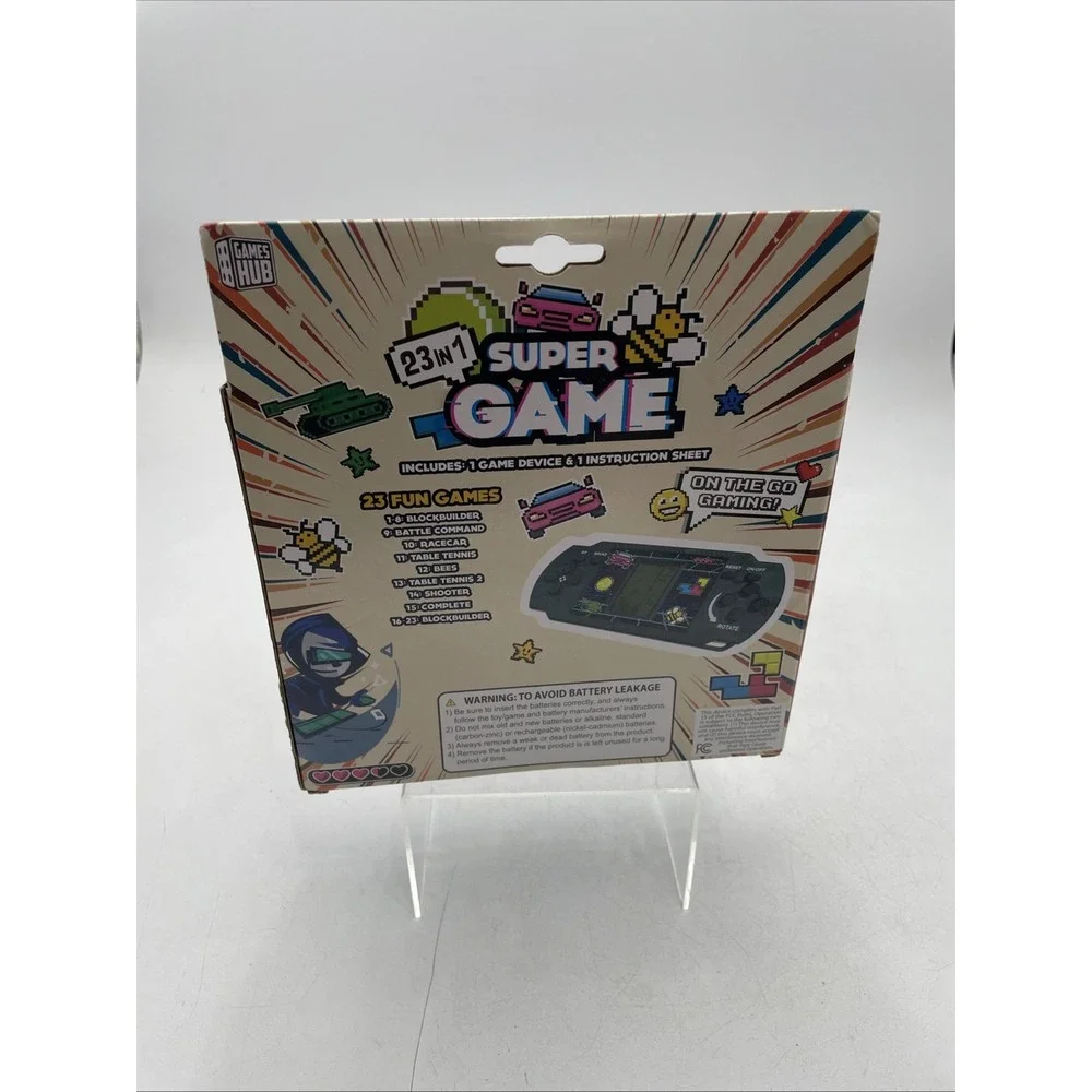 23 In 1 Super Games On The Go Gaming-NEW IN BOX